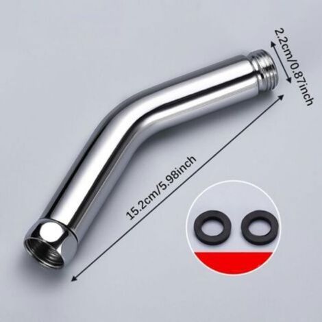 Raccord Coudé - Pour Pommeau De Douche - Filetage G1/2 - Universel - 1 Pièce (1/5)