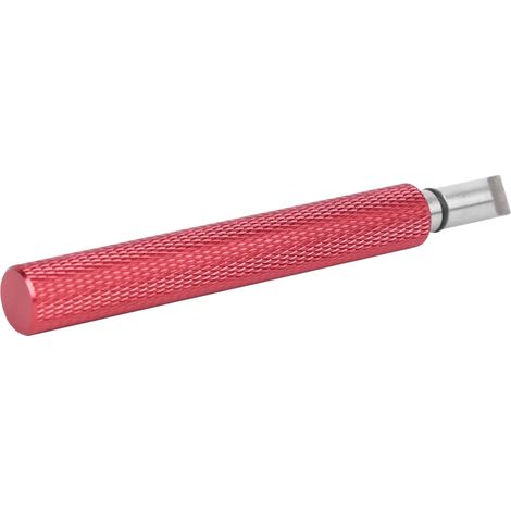 Affûteur de golf en acier inoxydable, couteau de nettoyage, outil d'affûtage et de rainurage des clubs, accessoire de rangement avec manche en alliage d'aluminium, rouge (1/5)