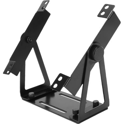 Multifunktions-Tischständer mit 360°-Drehung für 120-mm- und 140-mm-PC-Lüfter (schwarz) (1/5)