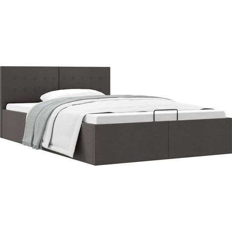 Maison Exclusive - Giroletto Idraulico Contenitore Grigio Scuro Tessuto 140x200cm (1/5)