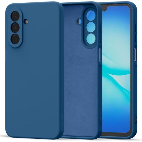 Cover con icone per Samsung Galaxy A17 4G/5G - Blu (1/5)