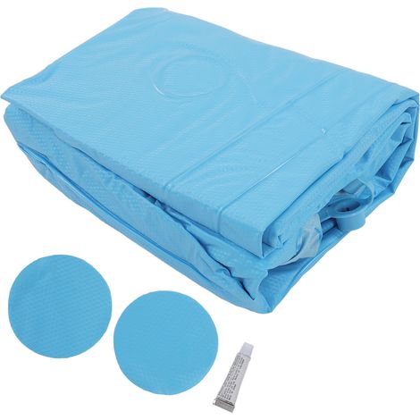 Piscine Gonflable Bleue pour Enfants avec Motif Cartoon, Baignoire d'Extérieur Familiale (1/5)