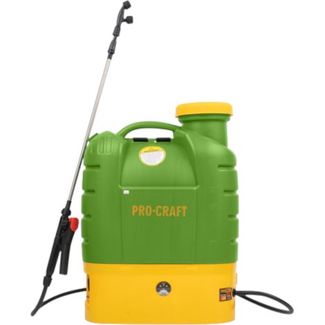 Spruzzatore a batteria Procraft AS-16 12 V 16 l 5,5 bar + batteria integrata 8,0 Ah + caricabatteria (1/3)