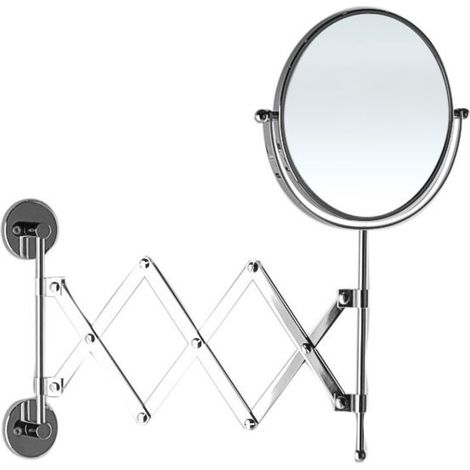Specchio ingranditore da bagno estensibile con doppia faccia