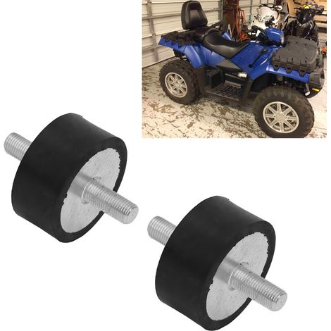Deux supports d'isolation de moteur en caoutchouc montés à l'avant, modèle 3110044, pour Polaris Sportsman 335 1999-2000. (1/5)
