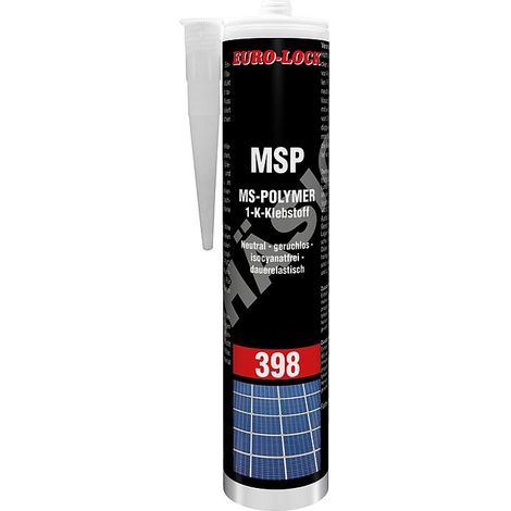 Glue et étanchéité MS Polymère EURO-LOCK LOS 398 transparent cartouche 310ml