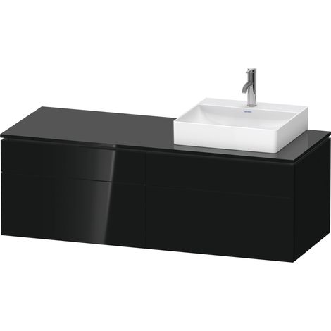 Duravit L-Cube Meuble sous-lavabo en console suspendu, avec plan (1/3)