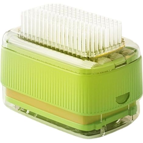 Seifenbox Seifenbox für Waschmittel mit Rad, tragbarer Schaumspender Bürste zum Reinigen von Geschirr Küche Badezimmer Reise (1/5)