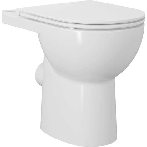 Sapho - Stand-WC-Kombi Sanivex, Vortex Rimless, Vario-Abgang, weiß PC108-111
