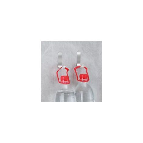 Set di 8 ganci adesivi da parete in acciaio inox, ampiamente utilizzati in cucine, bagni, soggiorni, toilette, ecc. (colori primari) - Crezuo