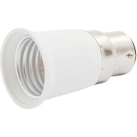 Adaptateur de douille B22 vers E27 pour lampe (neuf)