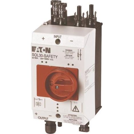 PV-Feuerwehrschalter als DC-Trennstelle zwischen PV-Generator und Wechselrichter SOL30-SAFETY/2MC4-U(230V50HZ) (1/5)