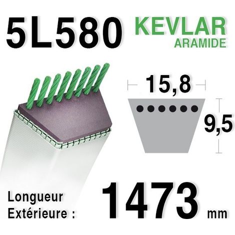 Courroie 5L580 - 5L58 MTD 7540493 - 754-0493