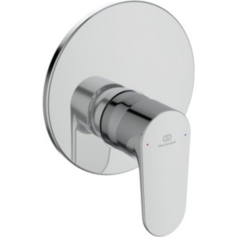 Ideal Standard Grifo de ducha empotrado Cerafine O, Cuerpo 2, Roseta d:163mm, Cromo, A7349AA