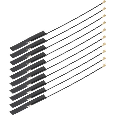 Lot de 10 antennes réseau NZ-4G-FPC-003 pour bandes 2G, 3G, GSM, GPRS, 4G LTE et WCDMA, antenne FPC intégrée à gain élevé (1/5)