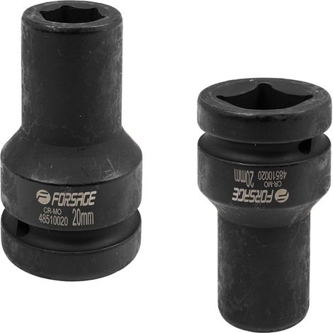 1" 20 mm 6-Punkt Tiefbett-Schlagnuss (1/3)