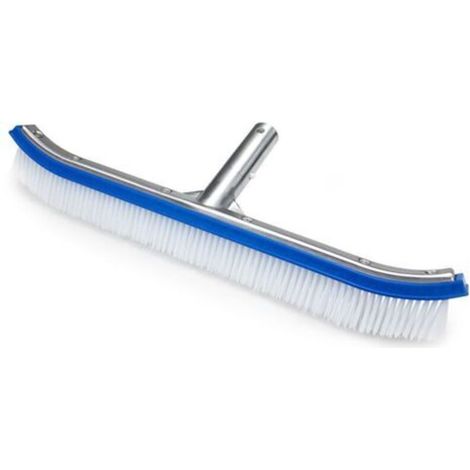 18-Zoll-Poolbürstenkopf aus Aluminium mit EZ-Clips. Diese robusten Bürsten reinigen mühelos Wände, Fliesen und Böden.