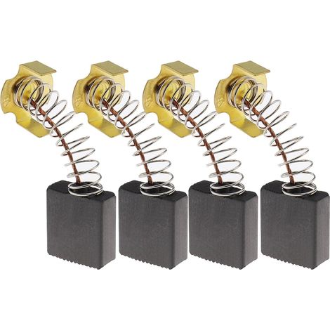 100 Pairs Carbon Brushes 7x17x18mm Compatible with Rexon M2500A Miter Saw Power Tool Accessories Replacement Parts (1/5)