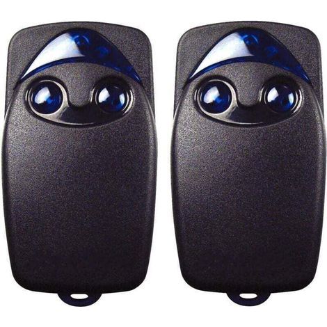 x Flo2r-s 433.92 MHz 2-button electric garage door remote control, compatible with the Nice Remote garage door remote control (1/4)
