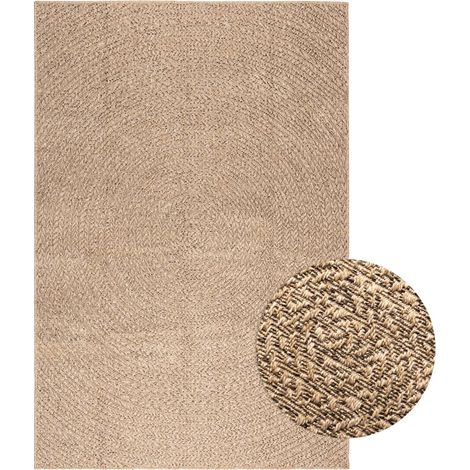 Teppich 140x200 cm Jute-Optik Innen und Außen