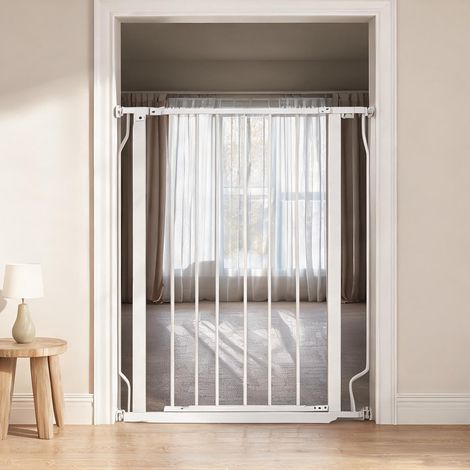 Barrière pour animaux réglable de 75 à 95 cm sans perçage (1/5)