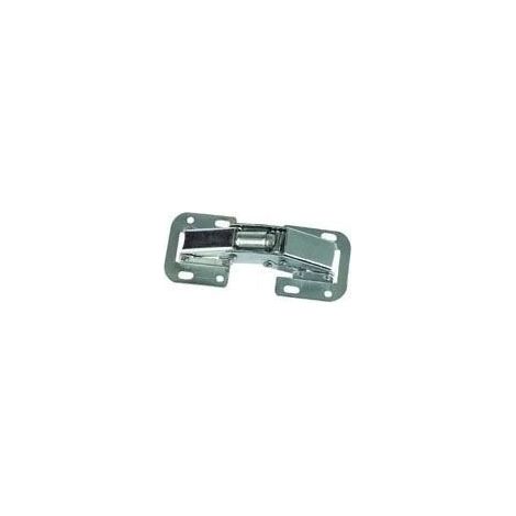 Itar – Charnière invisible pour meuble – Hauteur 44 mm – Longueur 104 mm – Ouverture 95° – Intégration discrète pour portes 19 mm (1/2)