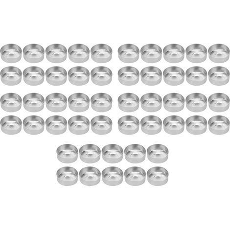 50 Pièces Supports de Bougie Longue Durée Résistants à la Chaleur pour Moulage DIY