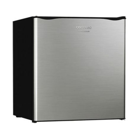 Cecotec Mini Nevera Frigorífico de 46 L GrandCooler 20000 L SilentCompress Inox. Altura 48,7cm, 48 cm de Ancho, Bajo Consumo