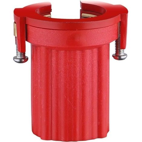 Écrou de fixation pour robinet rouge, écrous de verrouillage en plastique ABS pour robinet de cuisine, écrou anti-desserrage, fixation aux tiges du robinet sous le comptoir (1/5)