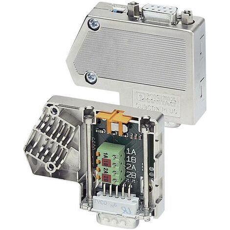 Connecteur Sub-D Mâle Phoenix Contact 9 voies Montage sur câble Angle droit ( Prix pour 1 ) (1/5)