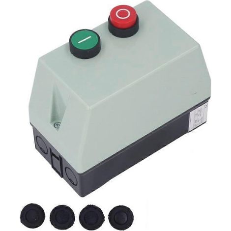 Interrupteur de commande de moteur magnétique étanche IP55 7-10 A, monophasé 220/230 V (1/5)