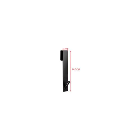 Gancio da parete per doccia, set da 2, in acciaio inox, 16,5 cm - Crezuo