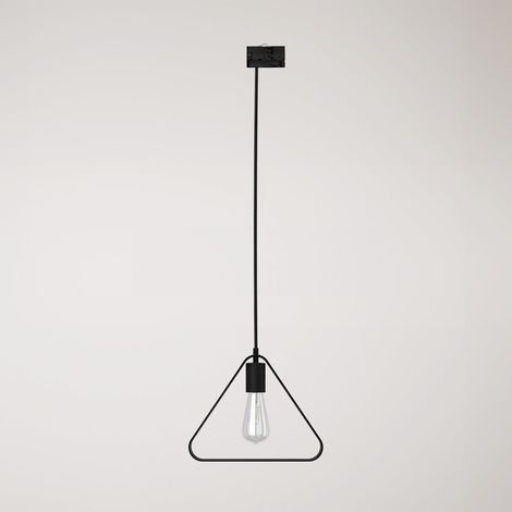 Creative Cables - Candeeiro suspenso de calha Duedì Apex com abajur - lâmpada não incluída