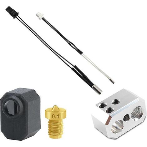 Prusa MK4 Extruder Teile Hotend mit Heizpatrone, Heizblock und Düse aus gehärtetem Stahl für Prusa M4/XL (1/5)