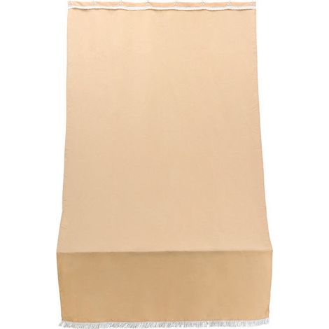 Garden Friend Store Banne de Porte avec Anneaux Beige 140x300 Cm