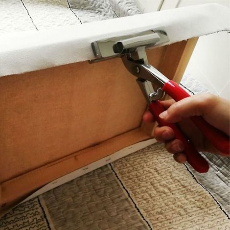 Pinze per tendere la tela in acciaio inossidabile, strumento professionale con ganasce larghe (1/4)