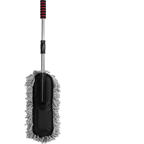 Brosse de nettoyage auto ZTB, époussette vitre extensible rétractable, lavable, anti-poussière, cire, lavage voiture (1/4)