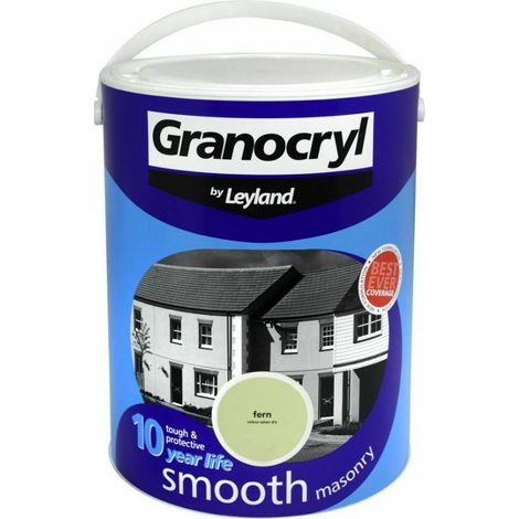 Granocryl Smooth Exterior Masonry Paint - 5L - Fern