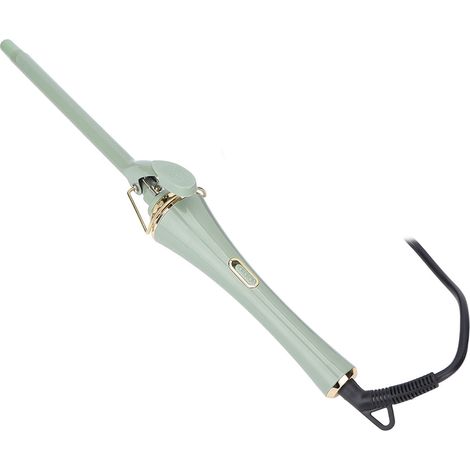 Fer à friser 37 W à température constante, fil rotatif à 360°, boucleur en céramique ultra-fin pour une utilisation à domicile ou en salon. Prise US 110 V.