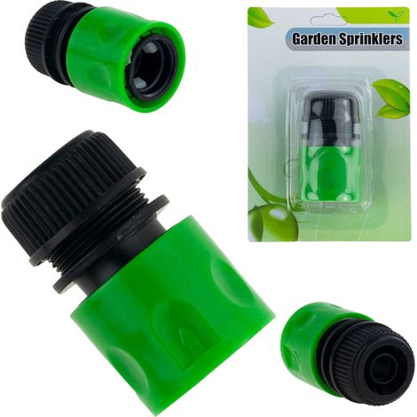 Conector rápido TG67322 para manguera de jardín de 1/2" Conector de manguera resistente (1/5)
