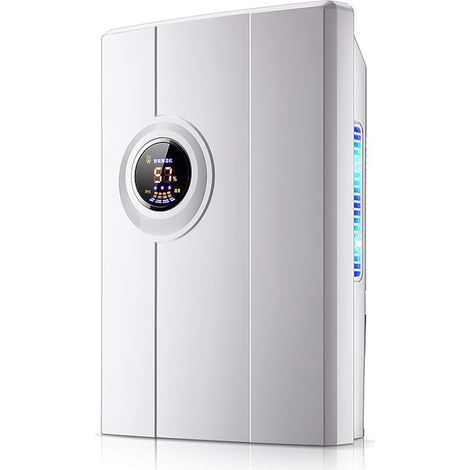 Mini déshumidificateur intelligent (2200 ml), avec écran LCD, déshumidificateur de placard portable ultra-silencieux. (1/5)