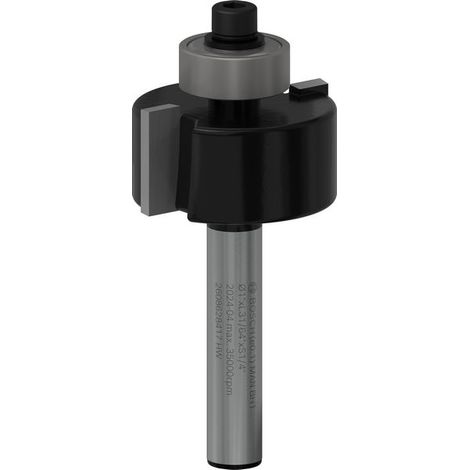 Bosch Trimmer PRO Router Bit Rabbeting 1/4 Shank 1/4 2608628417