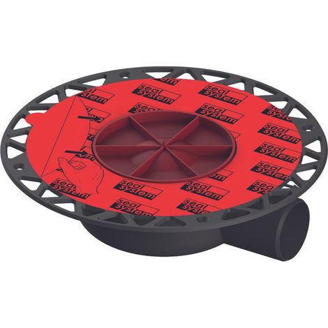 TECEdrainpoint S, écoulement extra-plat, pour terrasse/balcon, (1/2)