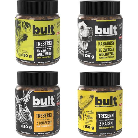 BULT Trainers Hundeleckerlis, Geschmacksmischung, 3 x 150 g (1/5)