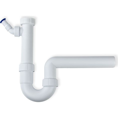 HAAS Röhren-Siphon 2915 DN 50 mit Geräteanschluss, Spülensiphon, Küche (1/3)