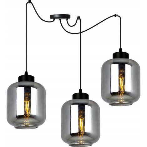 MODERNE ELEGANTE HÄNGELAMPE MIT GLASSCHIRM (1/5)