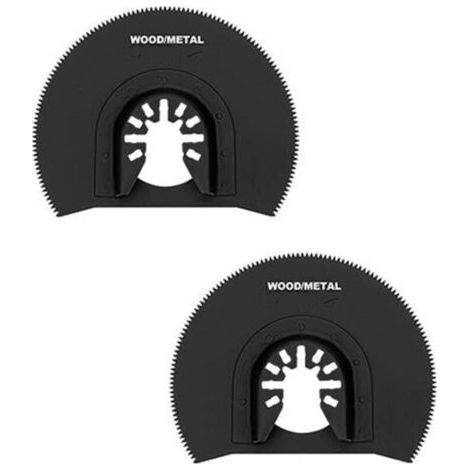 28 Accessoires d'outils Oscillants Multifonctions Lame de scie univers pour Parkside Dewalt Ryobi Bosch Couper les coins de Bois/Métal/Plastique - 2 adaptateurs (1/4)