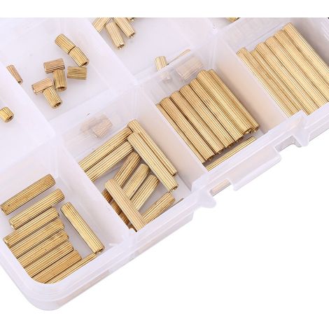 Kit de 270 entretoises femelles-femelles M2 en laiton avec vis assorties (1/5)