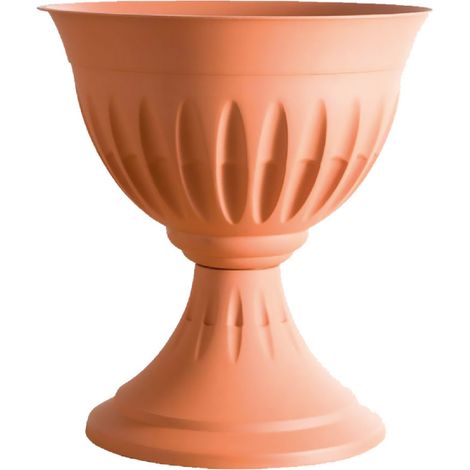 VASO PVC A CALICE Ø cm 43 x h.46 lt.20 - grigio (1/2)