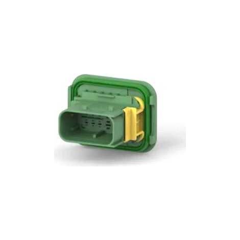 Connecteur Series Heavy Duty Sealed 1.6X2.8 femelle 10voies vert
